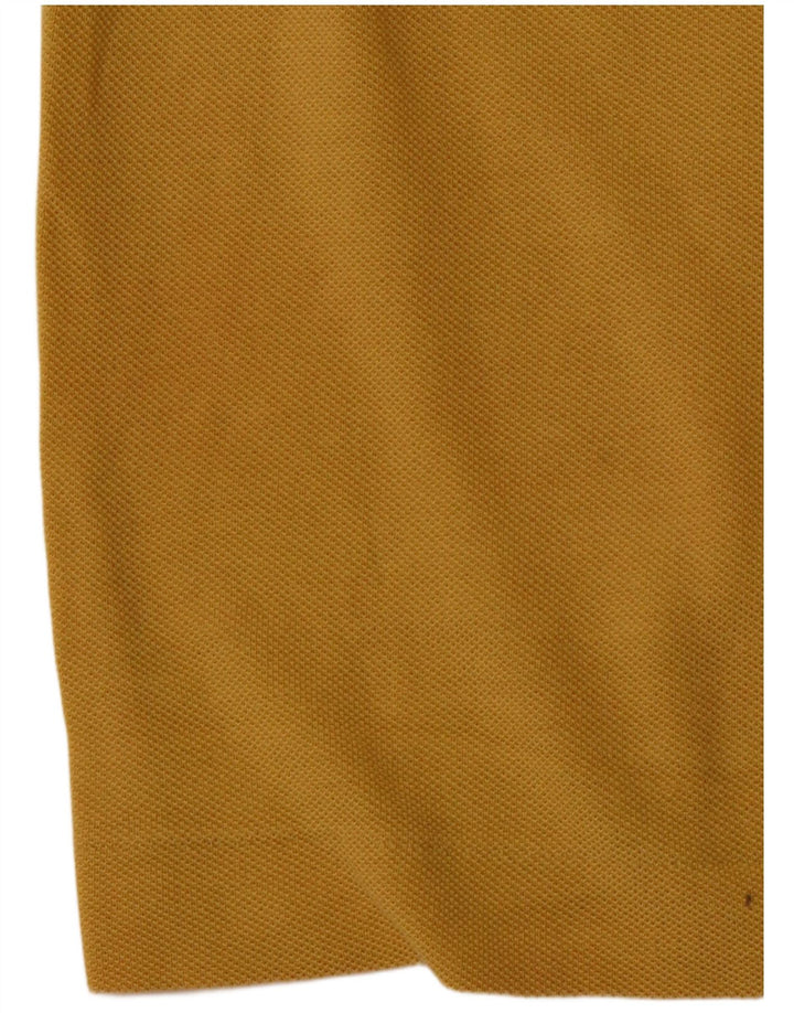 LACOSTE Polo coupe classique pour homme taille 4 coton jaune moyen