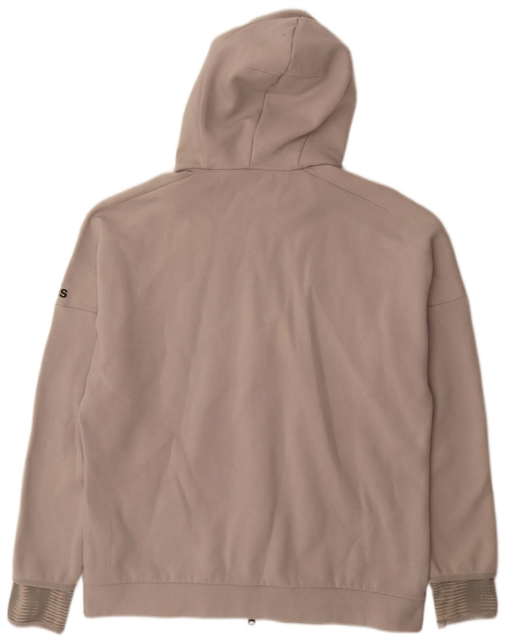 ADIDAS Pull à capuche zippé pour homme XL Gris