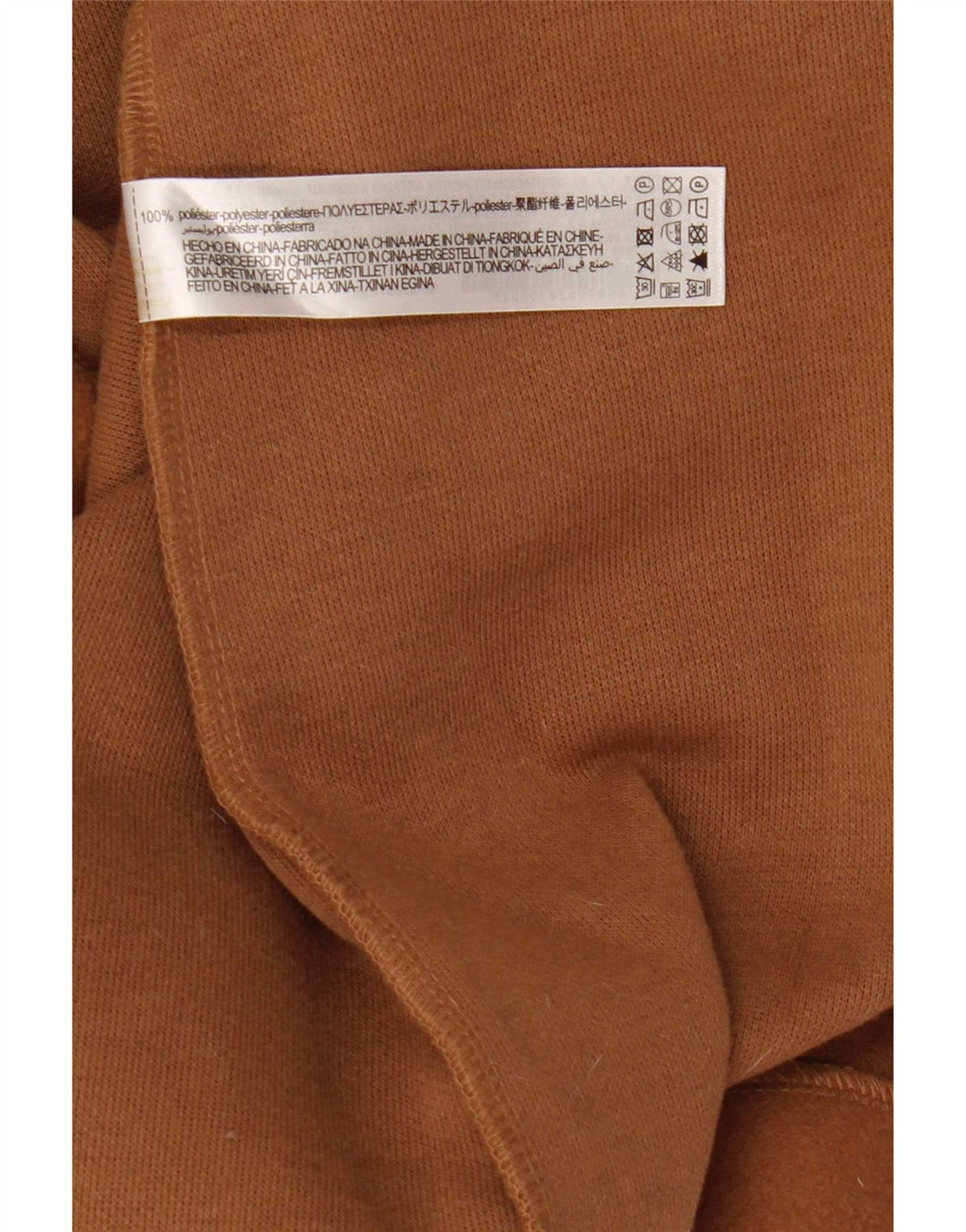 Zara Womens Open Overcoat UK 10 Small Marron Polyester