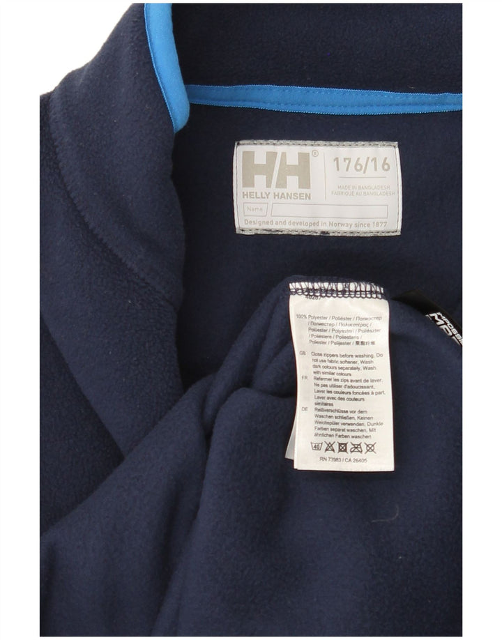 HELLY HANSEN Veste Polaire Garçon 15-16 ans Bleu Marine Polyester
