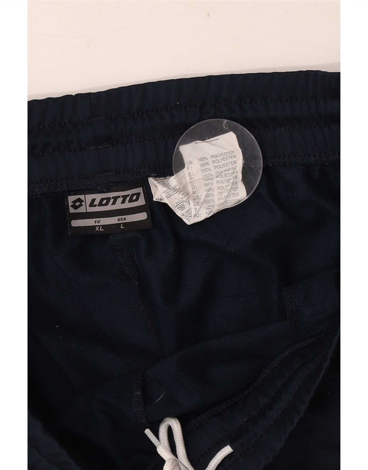 Lotto Pantalon De Survêtement Homme Large Bleu Marine Polyester