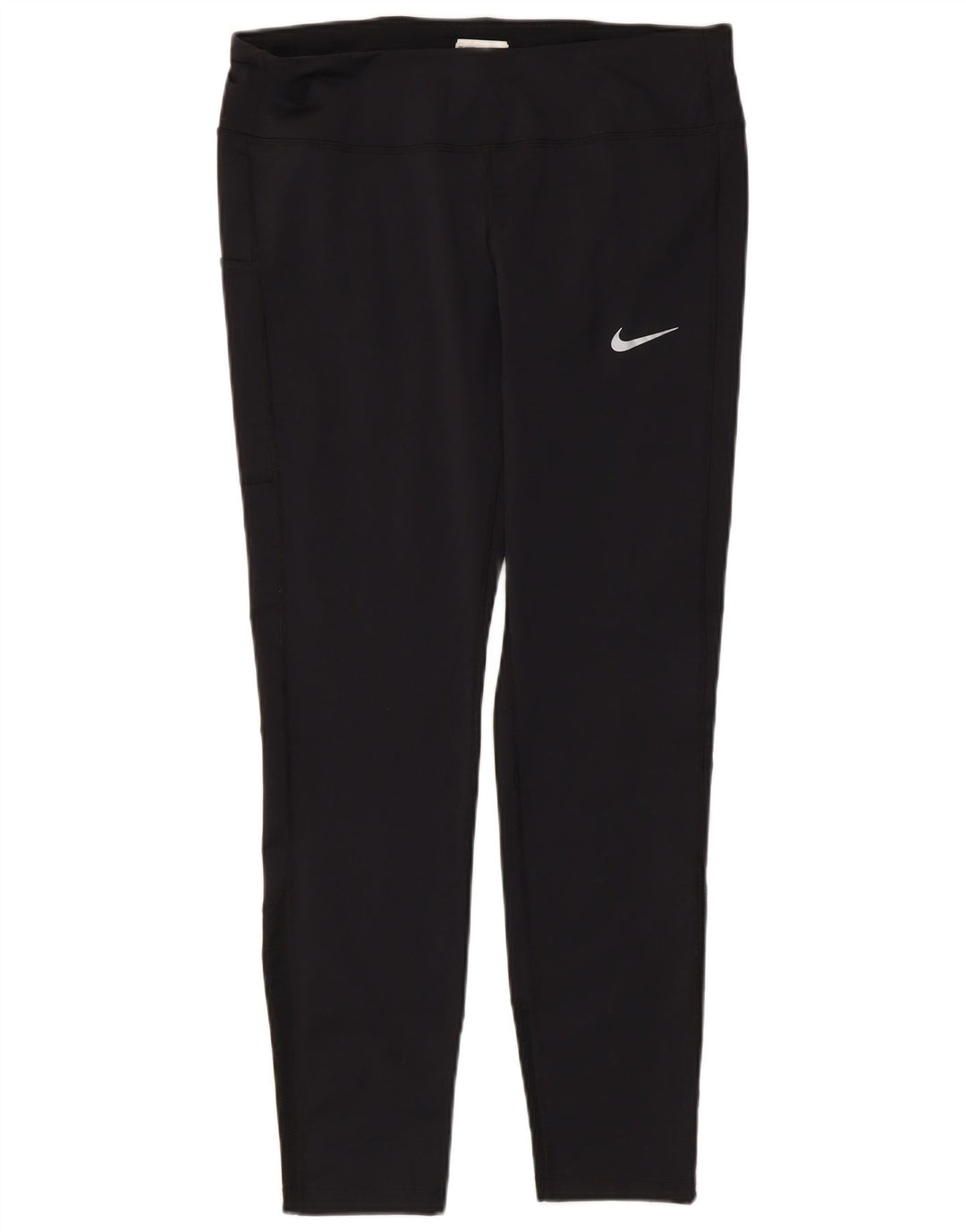 NIKE Legging Dri Fit pour femme UK 16 Large Noir Polyester