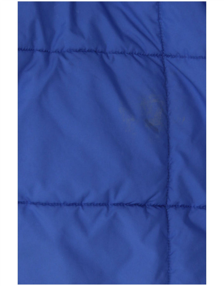 Veste matelassée à capuche Adidas Garçon 15-16 ans Bleu Colorblock Polyester
