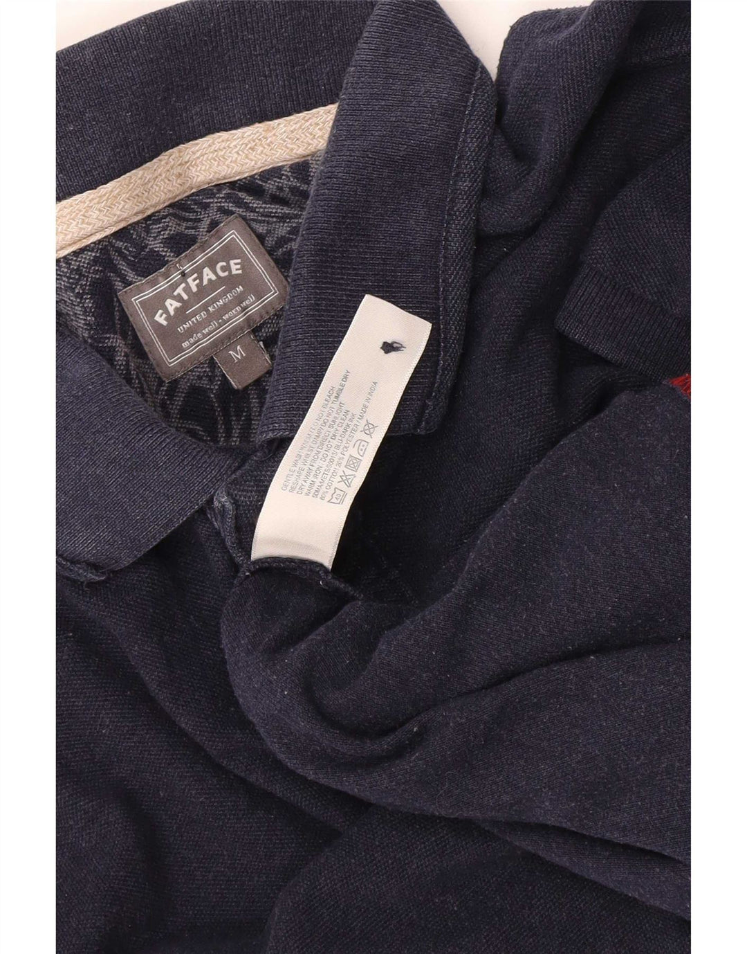 Polo Homme Fat Face Coton Bleu Marine Moyen