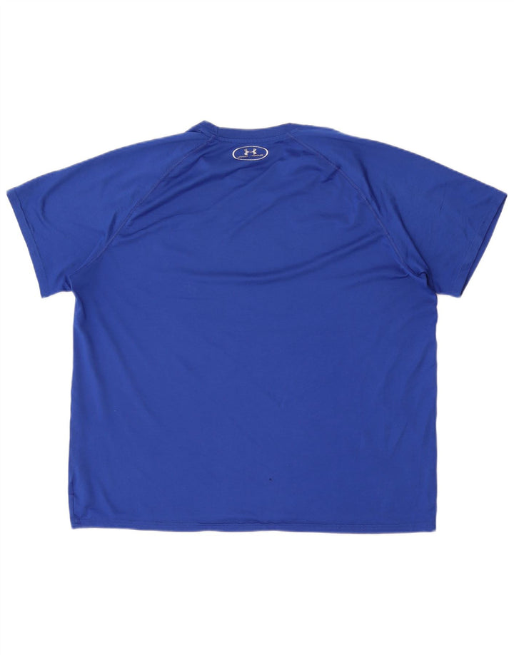 Under Armour T-Shirt Homme Haut Large Bleu Polyester