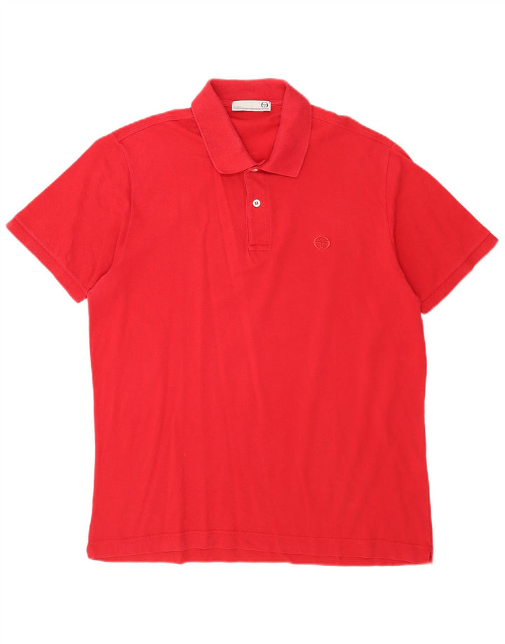Sergio Tacchini Polo Homme IT 50 Coton Rouge Moyen