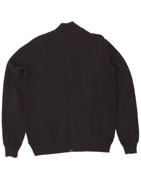 Nautica Pull Cardigan Homme Grand Coton Noir