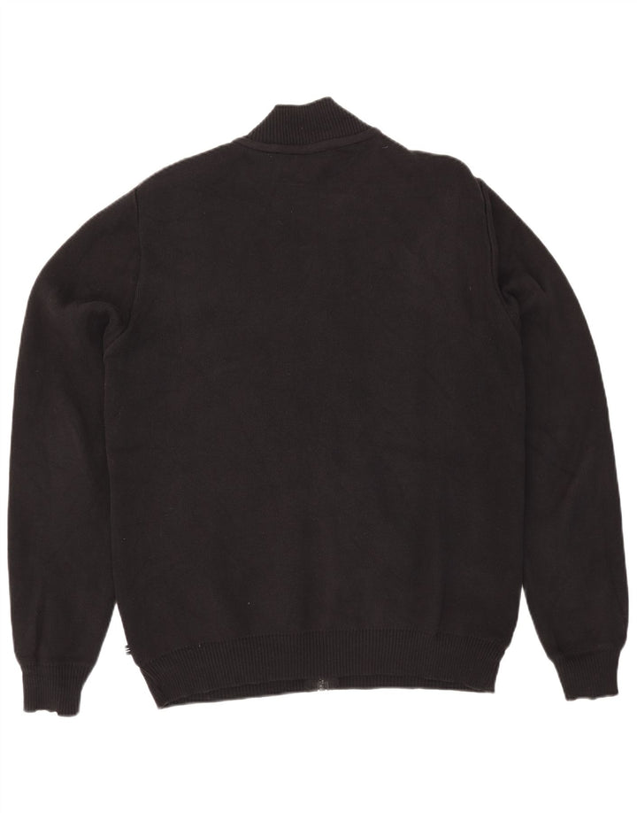 Nautica Pull Cardigan Homme Grand Coton Noir
