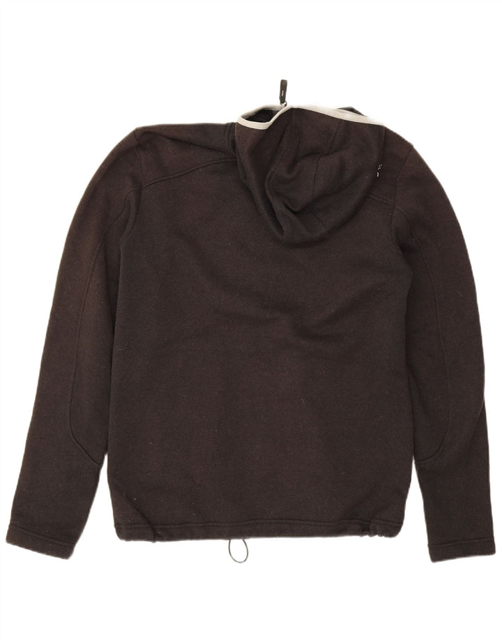Jack Wolfskin Pull à capuche zippé pour homme UK 36/38 Gris moyen Polyester