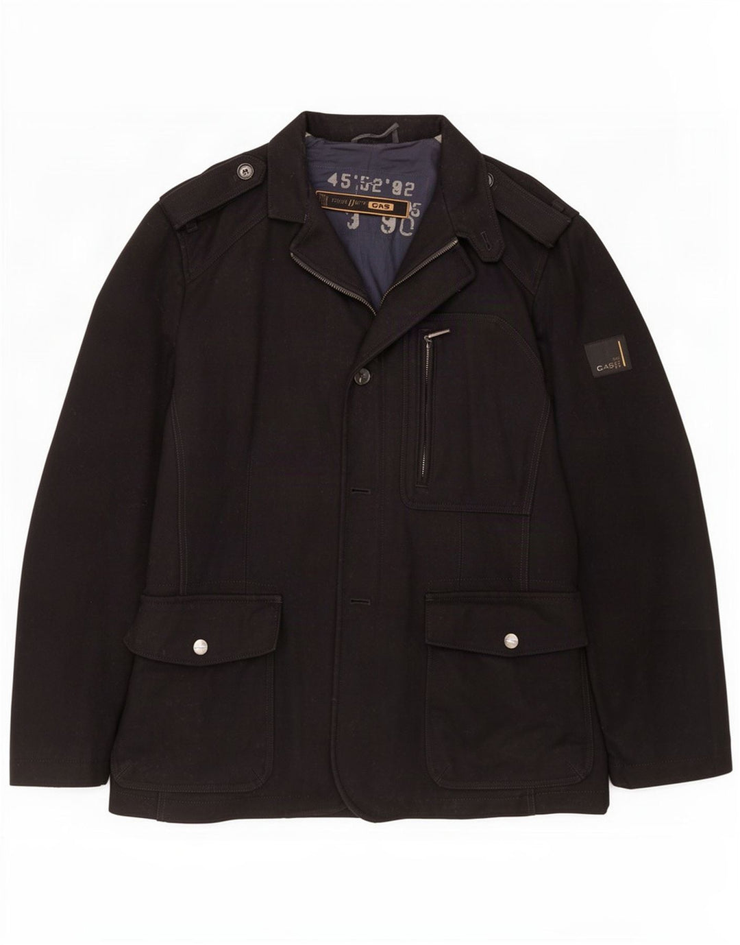 Gas Veste militaire homme IT 54 2XL Laine noire