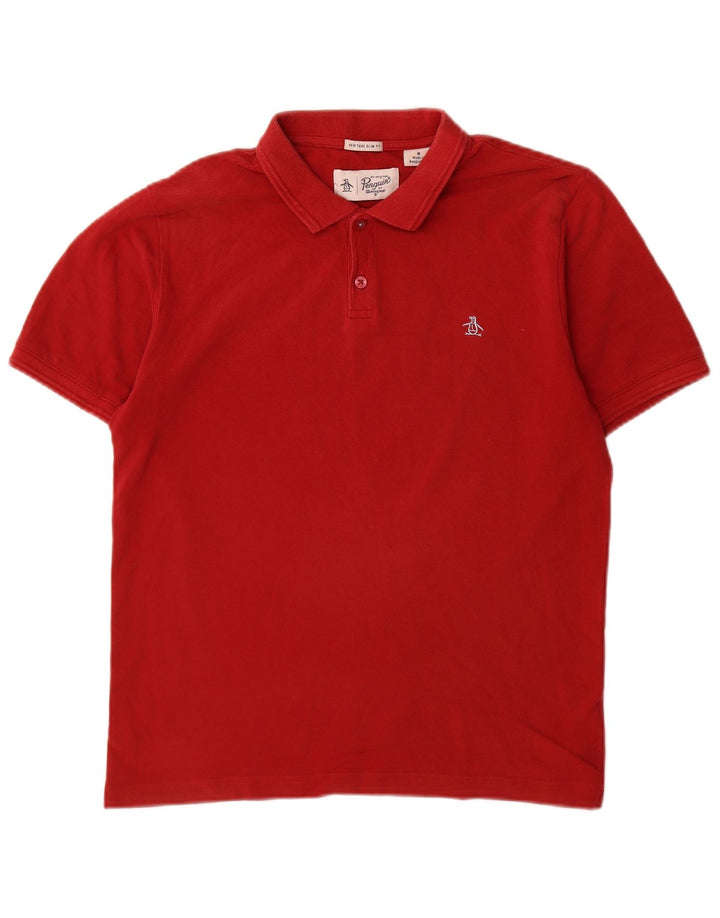 Penguin Polo Heritage Slim Fit Homme Rouge Moyen Coton