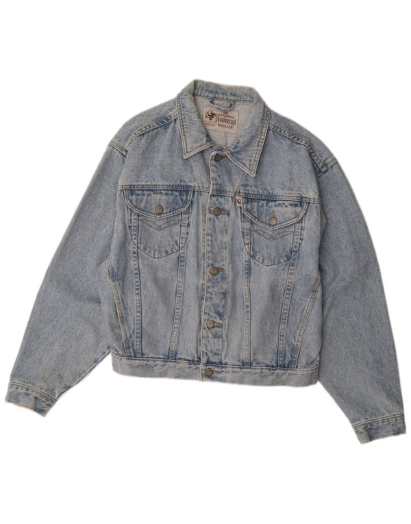Ragazza Veste en Jean Femme UK 14 XL Bleu Coton