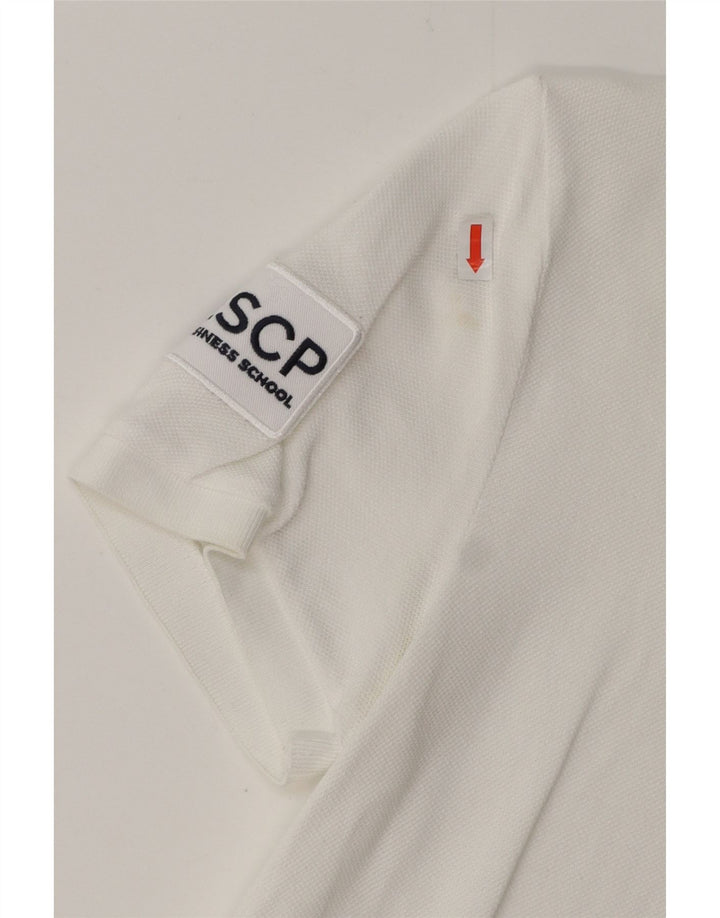 LACOSTE Polo Femme Regular Fit Taille 34 Petit Coton Blanc