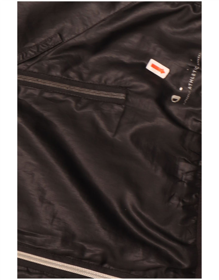 Champion Veste bomber à capuche pour femme UK 18 XL Noir Polyester