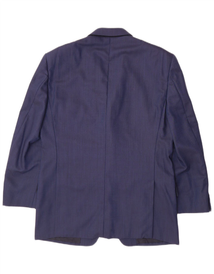 EMANUEL UNGARO Veste Blazer 3 Boutons Homme IT 50 Large Bleu Marine