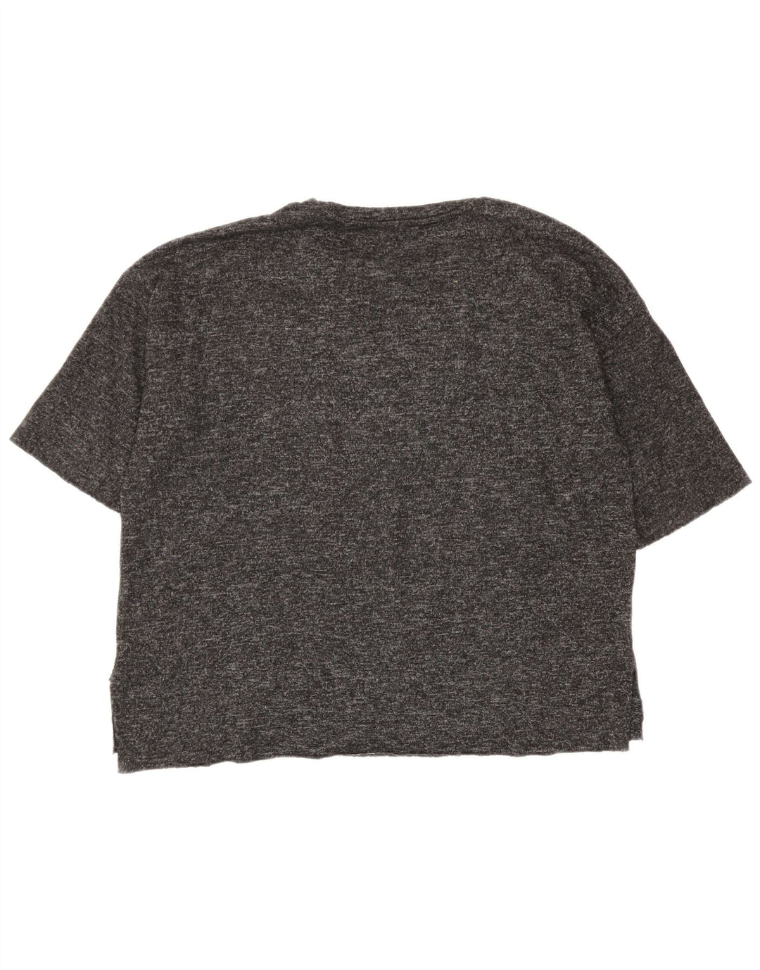 Zara T-shirt surdimensionné pour femme UK 44 Polyester moucheté gris moyen