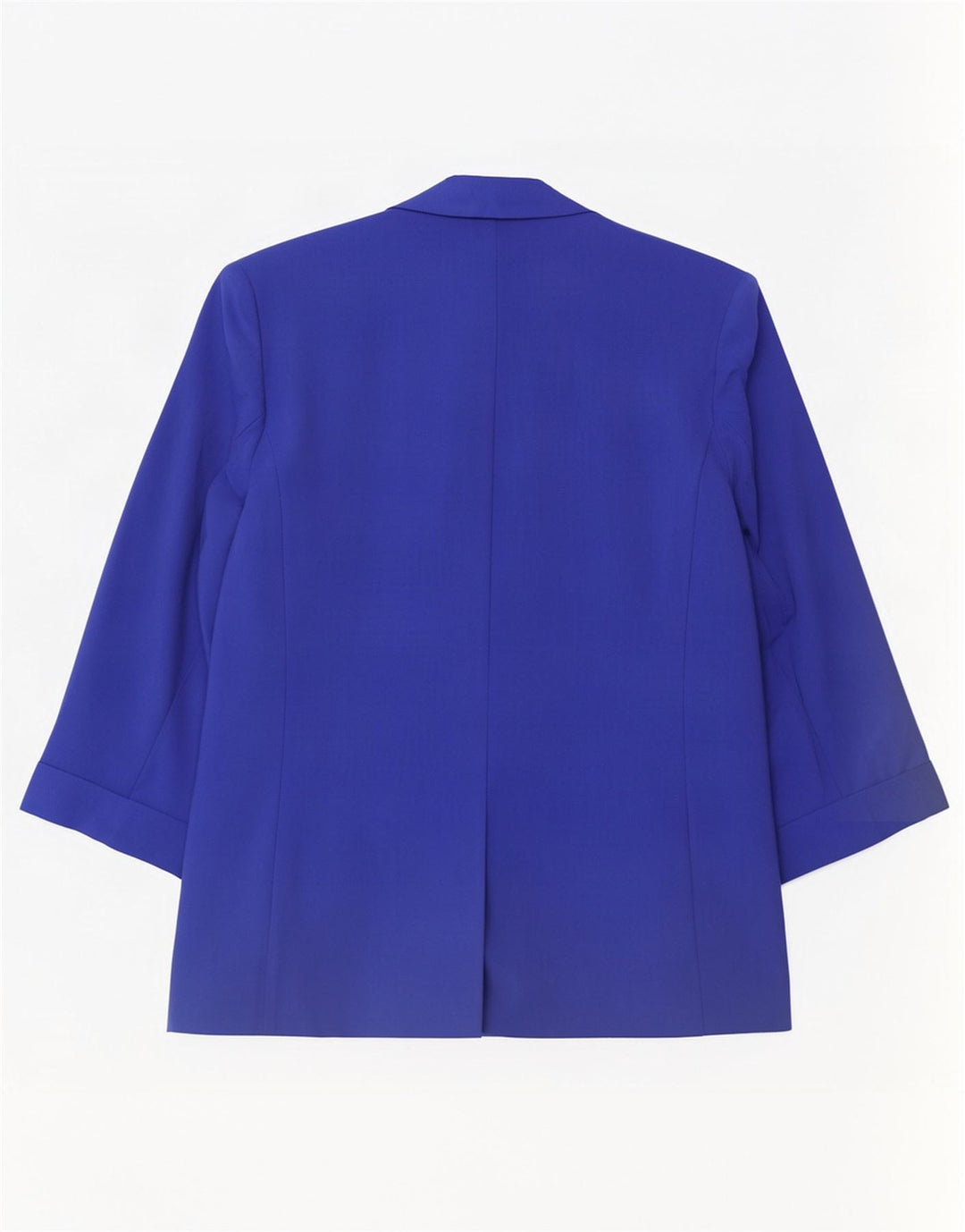Marks & Spencer Veste blazer ouverte à manches 3/4 pour femme UK 20 2XL Bleu