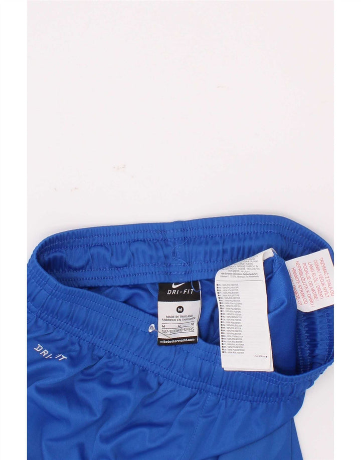 Short de sport Nike Dri Fit garçon 10-11 ans bleu moyen polyester
