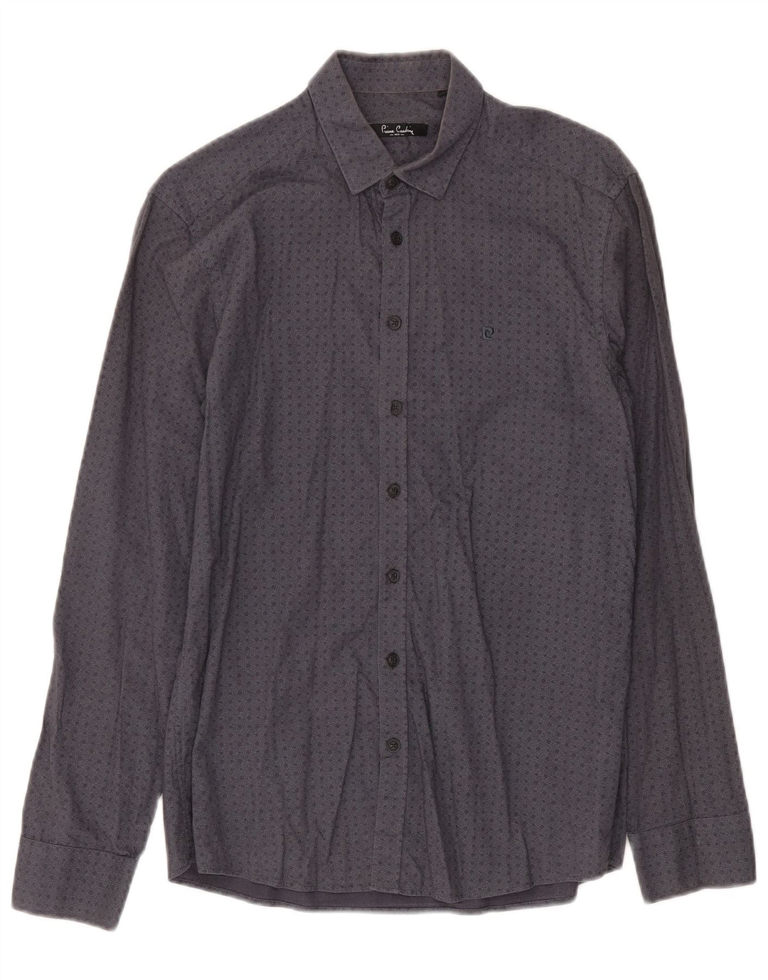 Chemise Homme Pierre Cardin Petit Coton Taché Gris