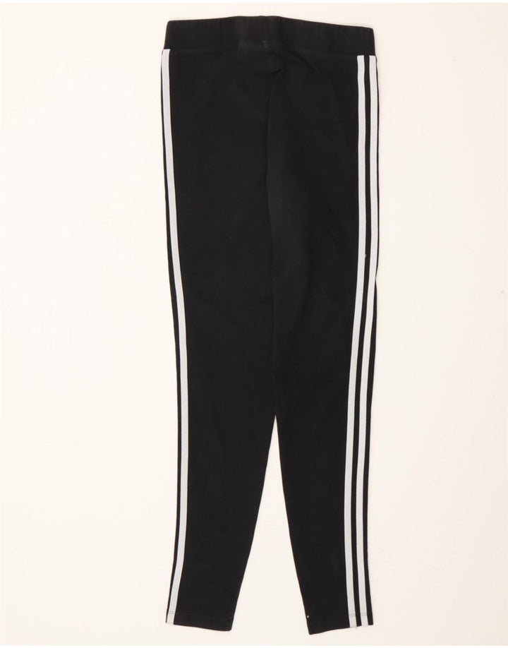 ADIDAS Womens Leggings UK 10 Small Black Vintage Adidas and Second-Hand Adidas from Messina Hembry 
