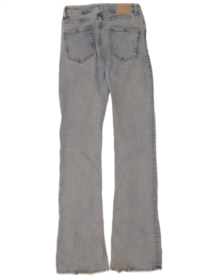 Zara Jean évasé pour femme EU 38 Small W28 L34 Bleu