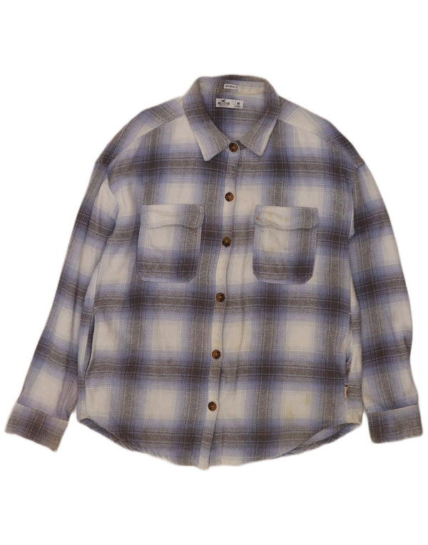 Hollister Chemise Boyfriend Fit Flannel Femme Plaid Multicolore Moyen