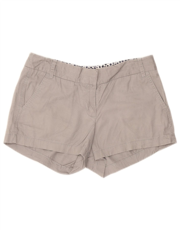 Short Chino Femme Crew US 6 Medium W25 Gris Coton