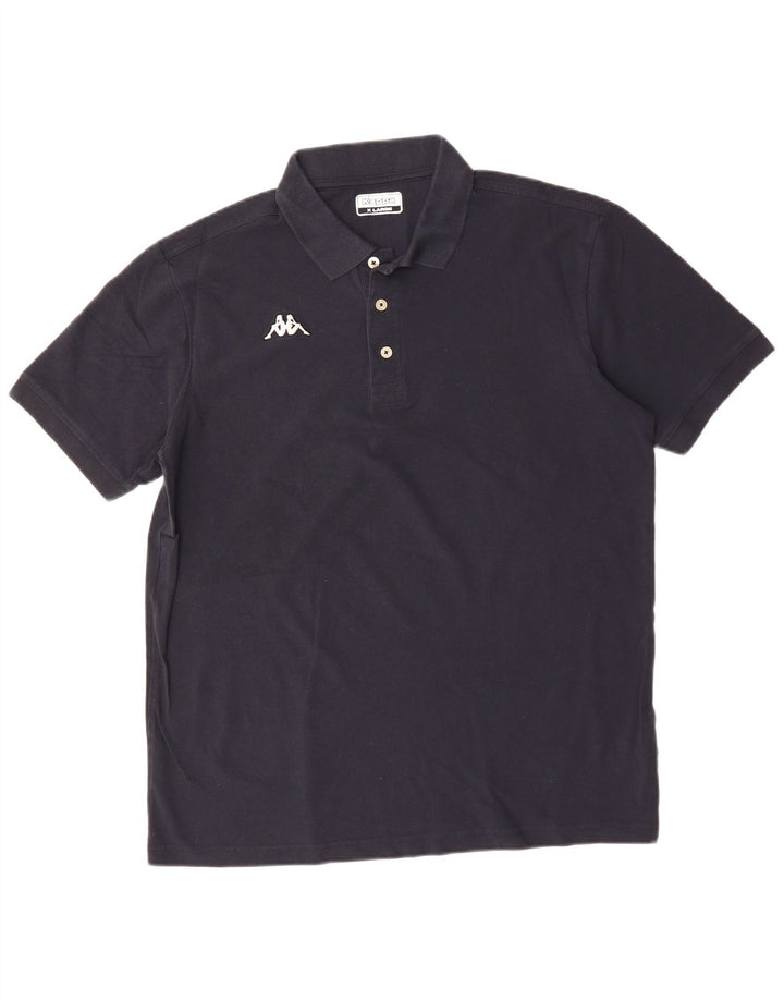 Kappa Polo Homme XL Bleu Marine Coton