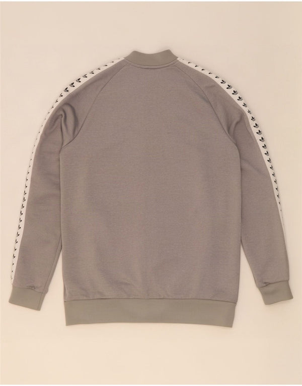 Adidas Veste de Survêtement Graphique Garçon 15-16 Ans Gris Colorblock