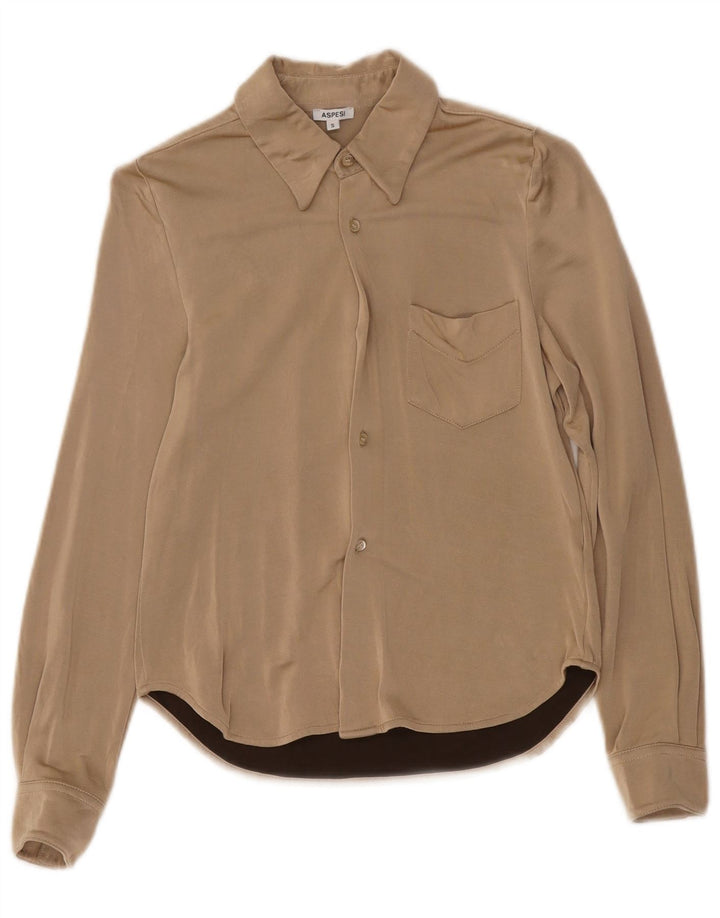 Aspesi Chemise Femme UK 10 Petit Beige