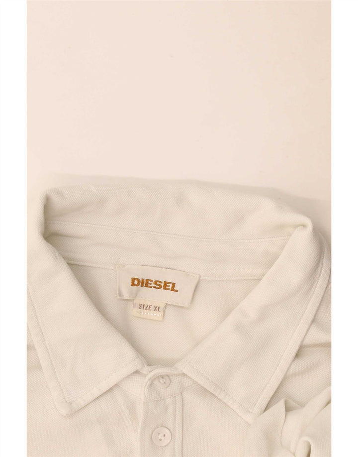 Diesel Polo Homme XL Blanc