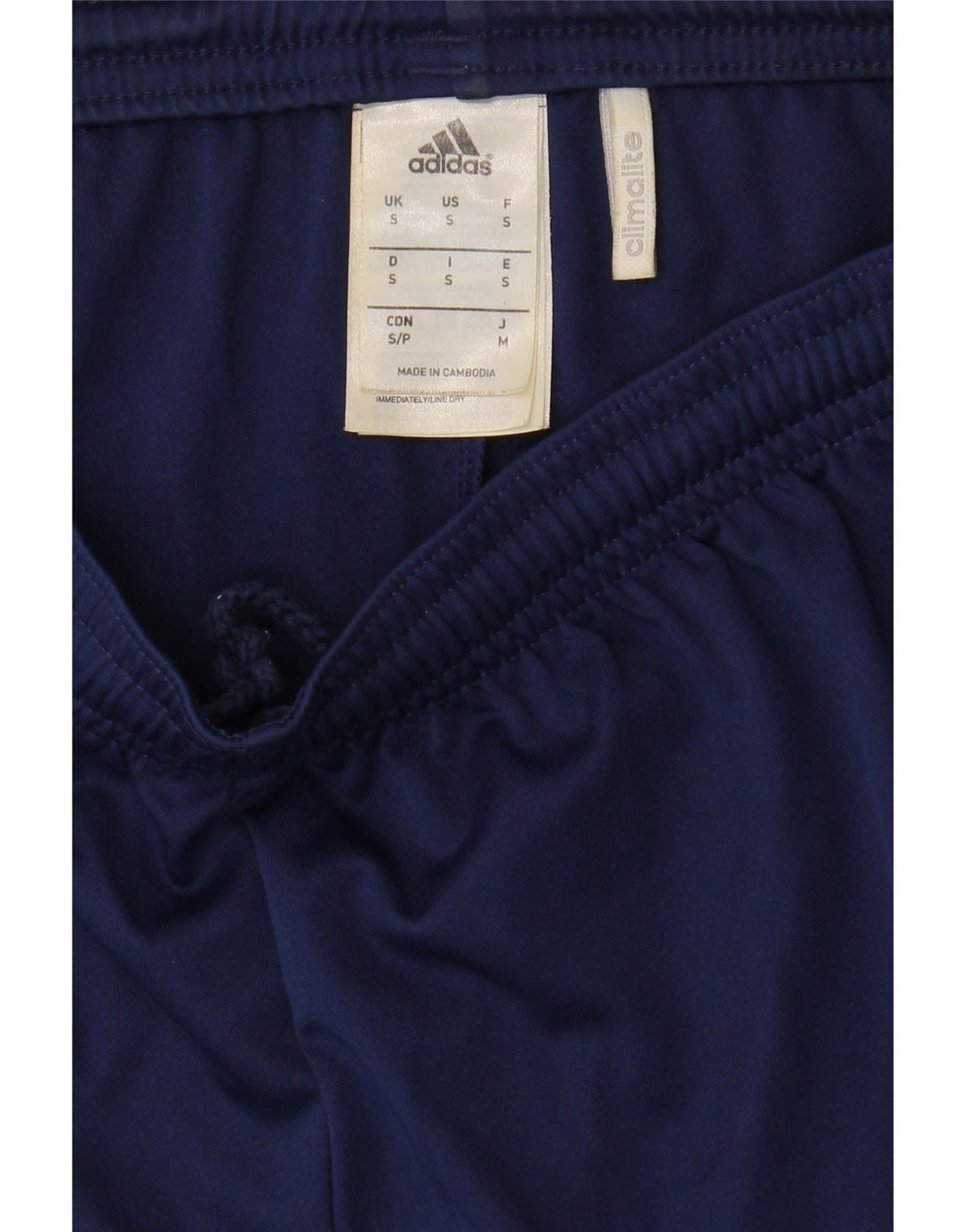 Adidas Hommes Climalite Sport Shorts Petit Bleu Marine Polyester