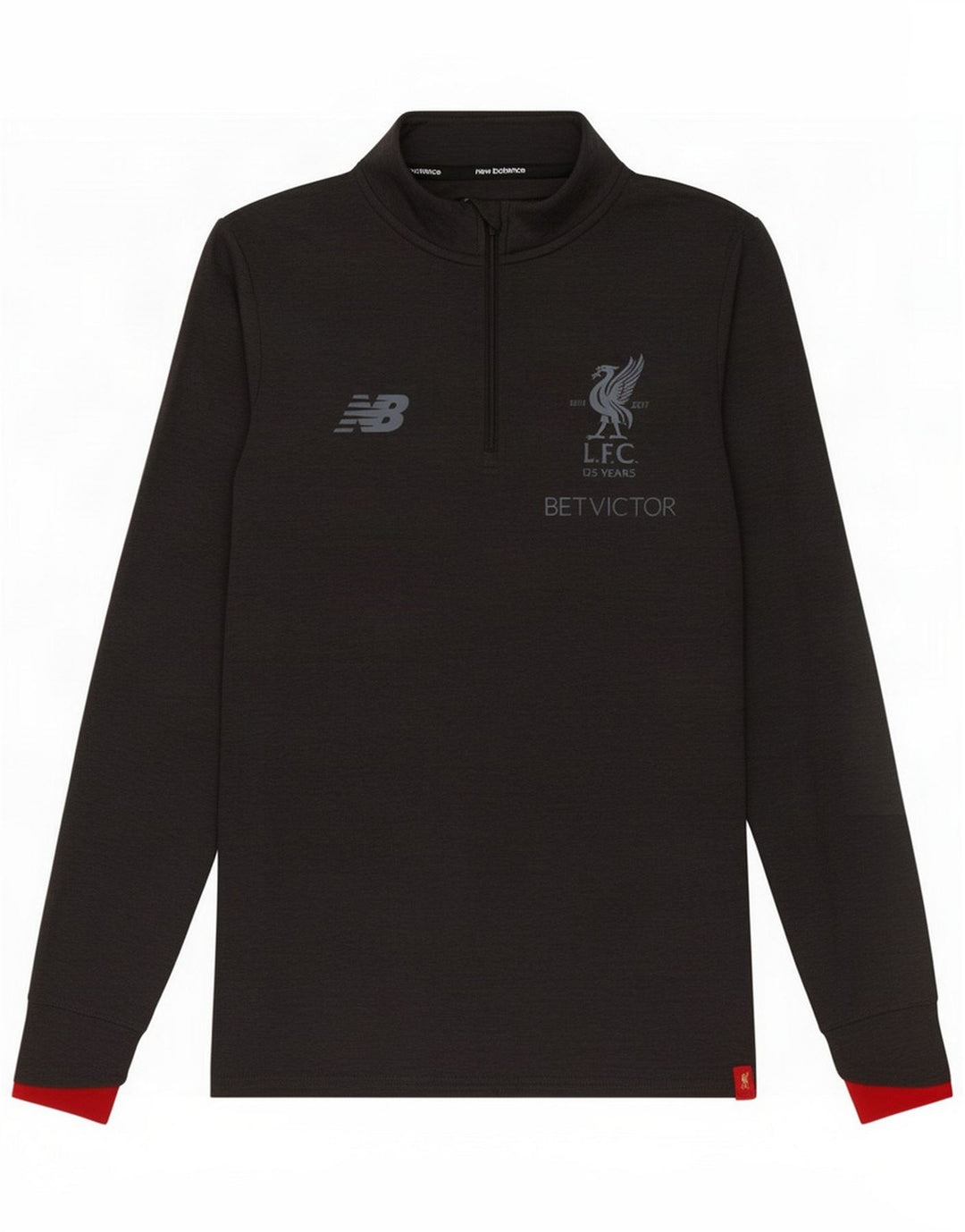 New Balance Haut de Survêtement Liverpool Graphic Pull Homme Gris Petit