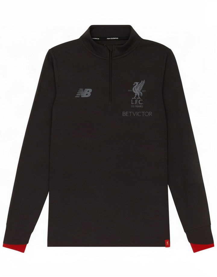 New Balance Haut de Survêtement Liverpool Graphic Pull Homme Gris Petit