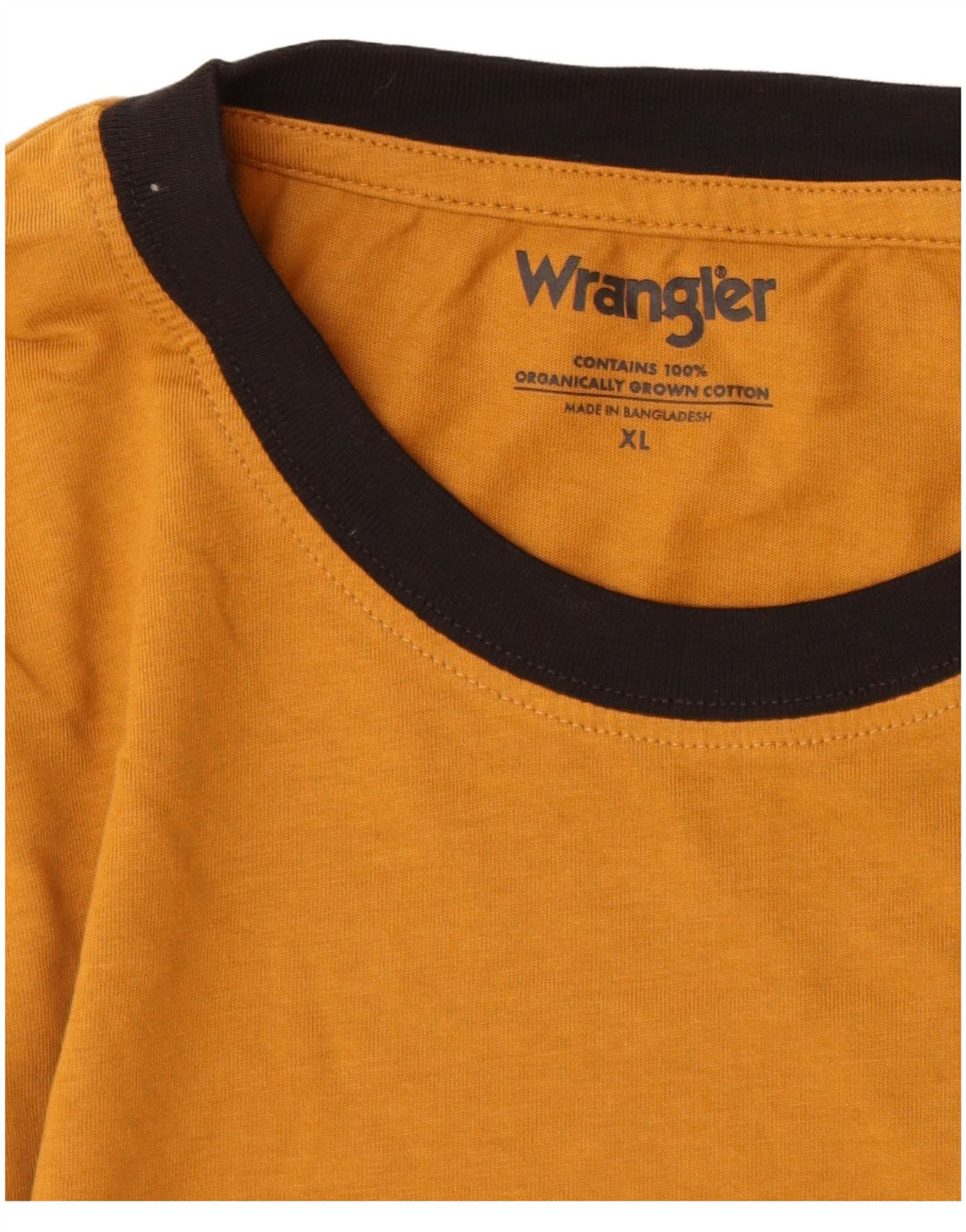 WRANGLER T-Shirt Homme Top XL Marron Coton