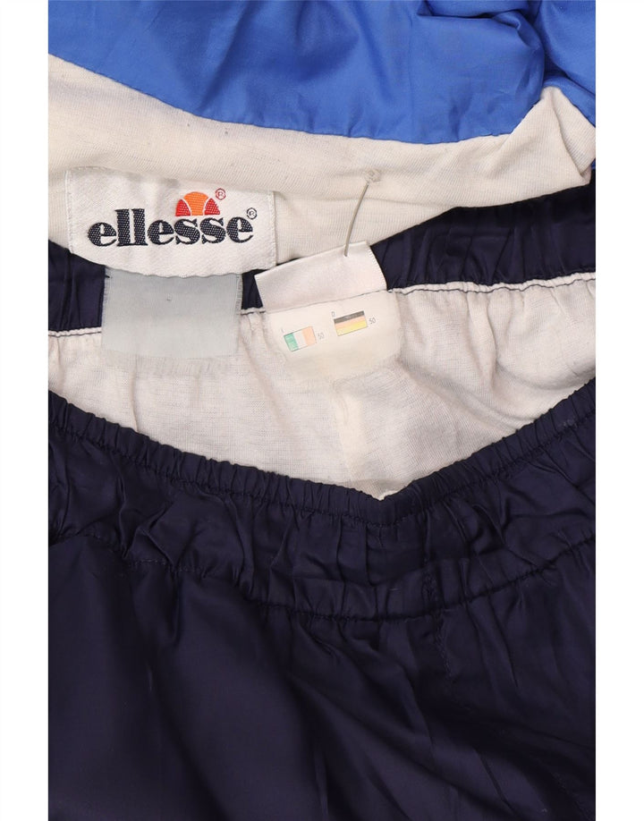 Ellesse Survêtement complet pour homme IT 50 Large Bleu Colorblock Polyester