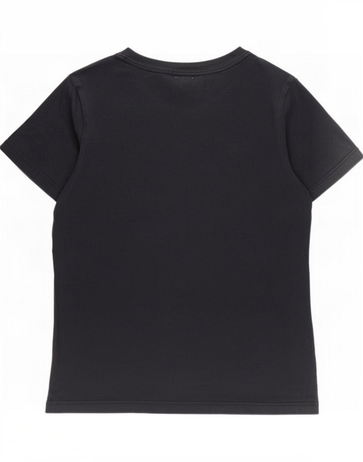 Nike T-shirt graphique pour femme UK 14 Noir moyen