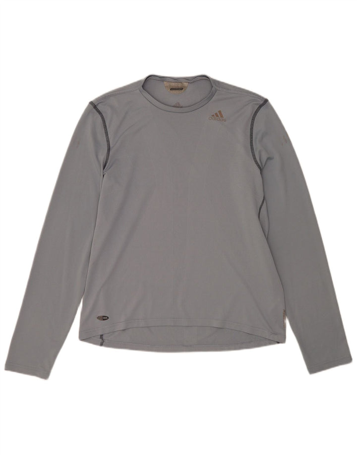 Adidas Homme Climacool Top Manches Longues Gris Moyen Polyester