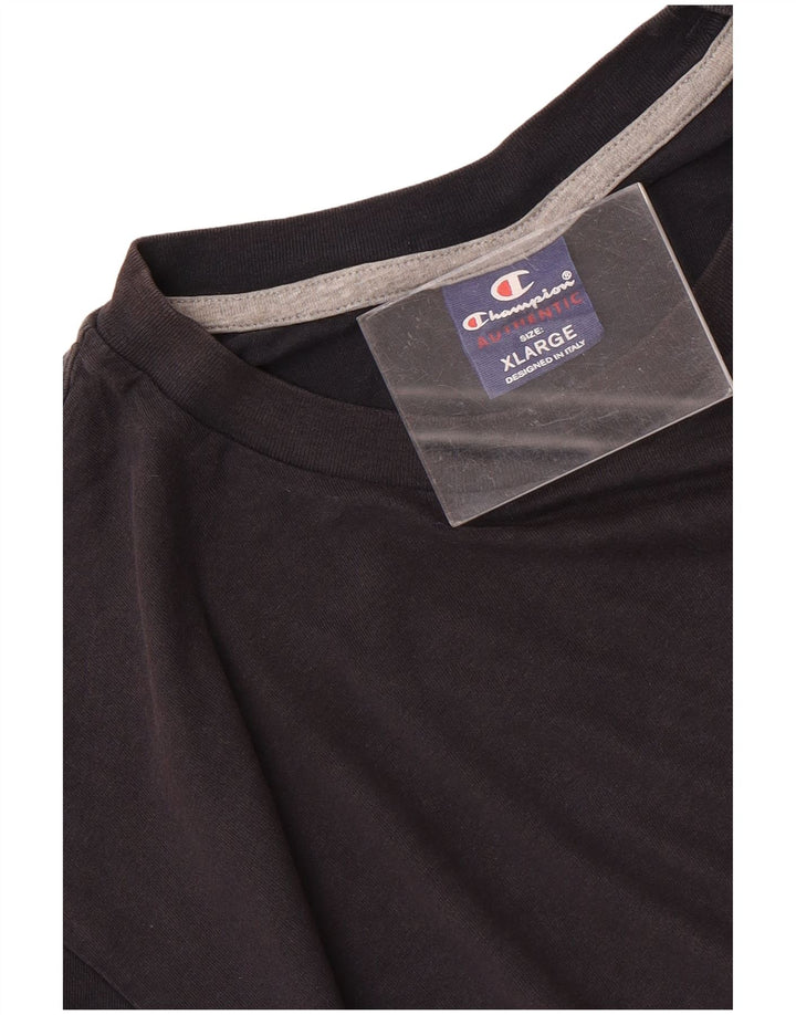 Champion T-Shirt Homme Top XL Bleu Marine