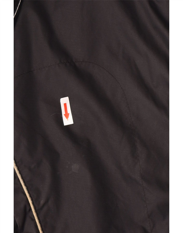 Umbro Veste coupe-vent à capuche pour homme UK 36 Small Noir Nylon