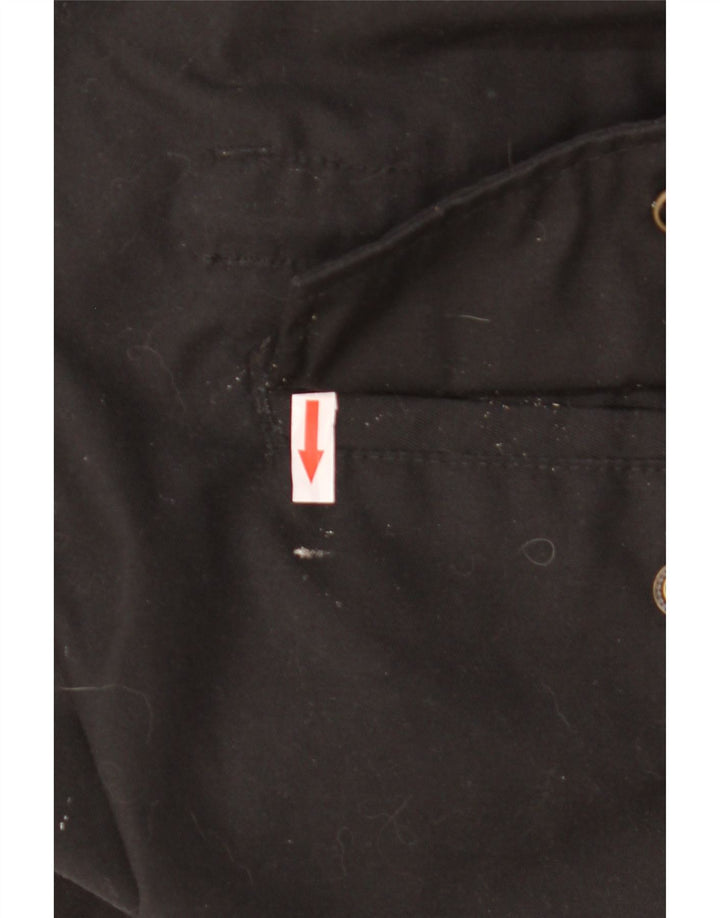 Brandit Veste utilitaire à capuche pour homme UK 40 Large Noir Polyester