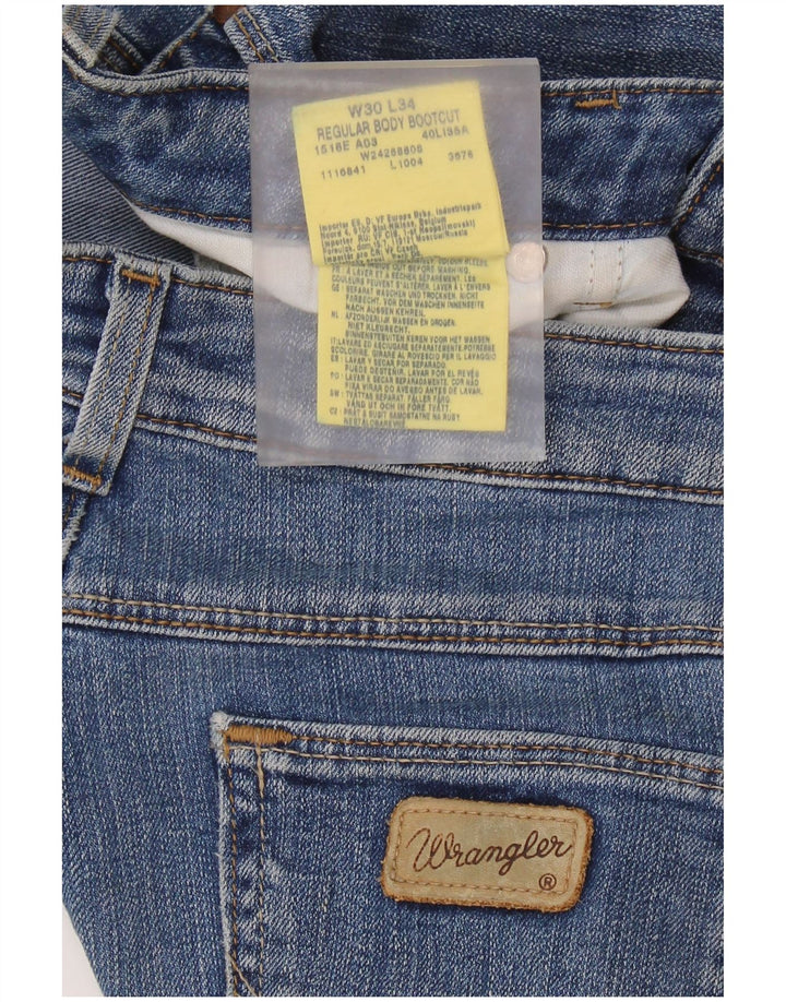 WRANGLER Jean Bootcut Femme W30 L30 Bleu Coton