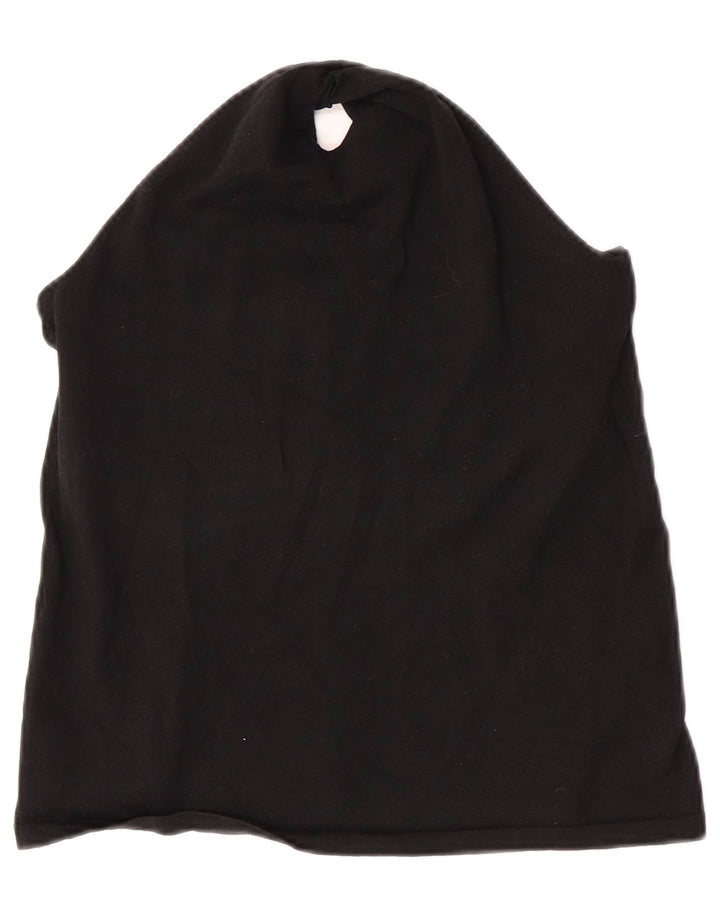Chaps Haut court dos nu pour femme UK 44 Large Soie noire