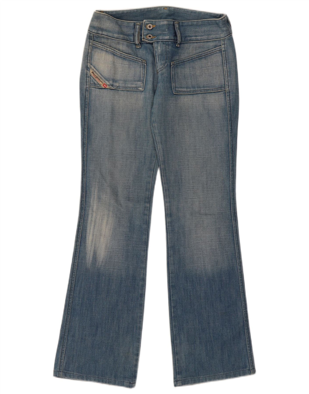 Jean Bootcut Femme Diesel W26 L30 Bleu Coton
