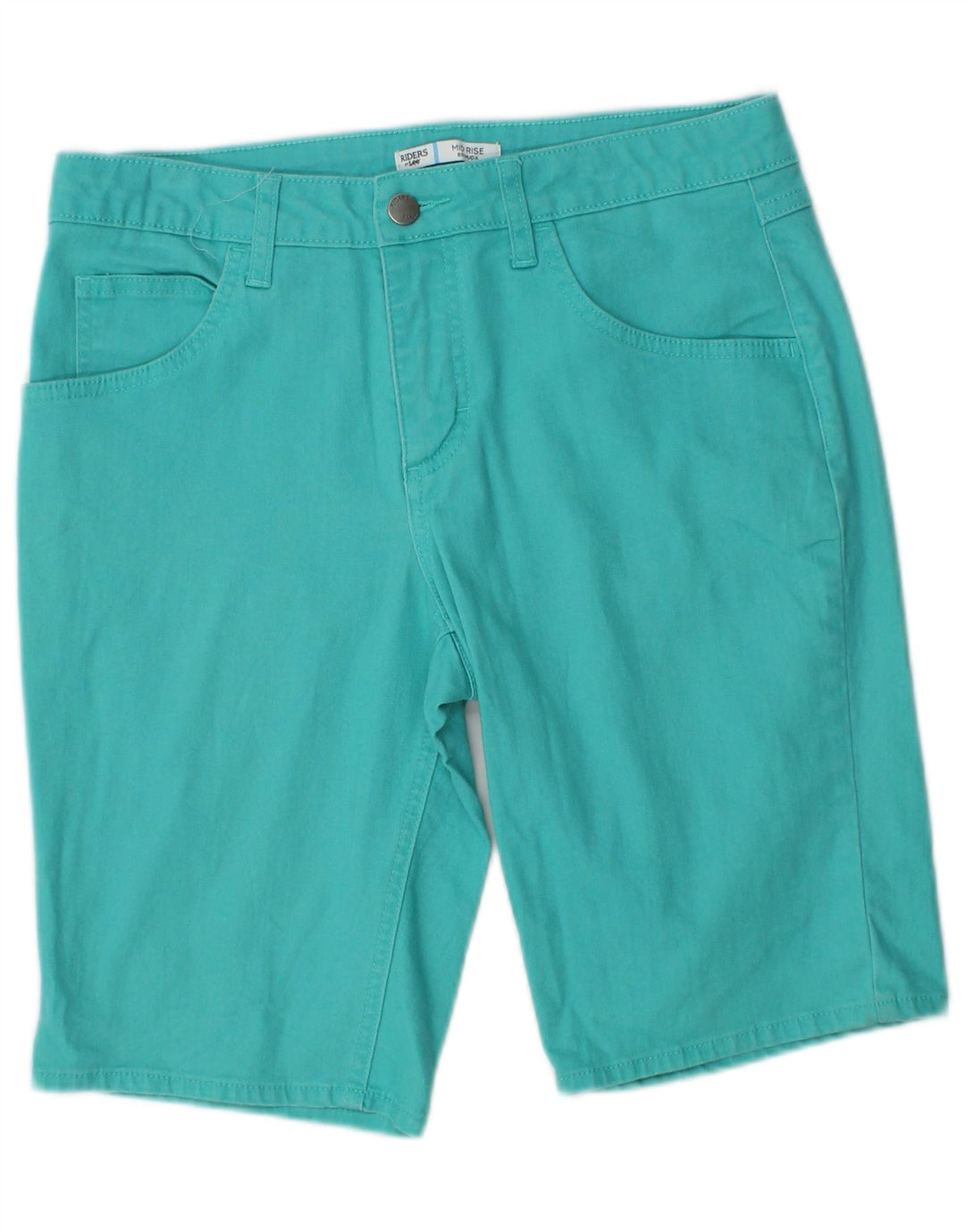 LEE Bermuda Riders taille moyenne pour femme US 6 Medium W28 Turquoise