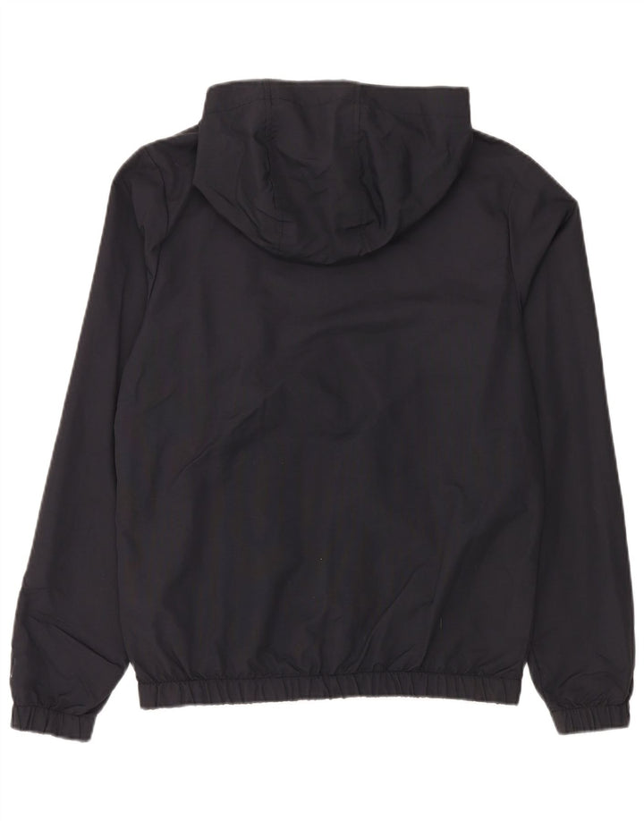 Ellesse Pull à capuche graphique à col zippé pour homme Petit Noir Polyamide