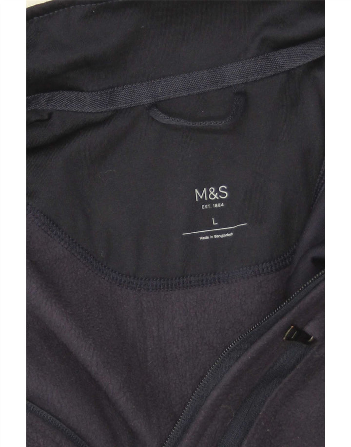 Marks & Spencer Veste polaire pour homme UK 40 Large Bleu marine