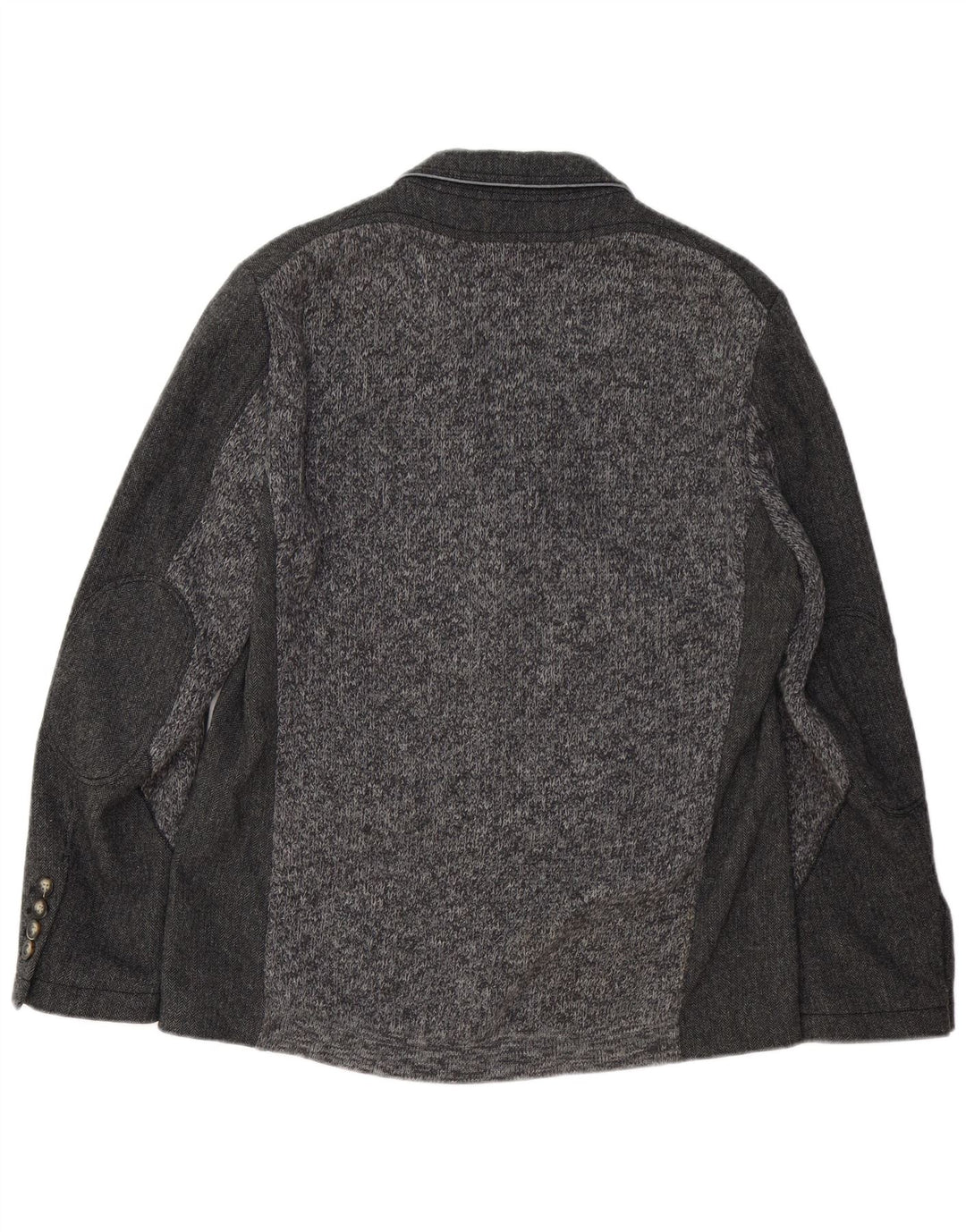 HUGO BOSS Veste Blazer 3 Boutons Homme EU 50 Grand Gris Chevrons