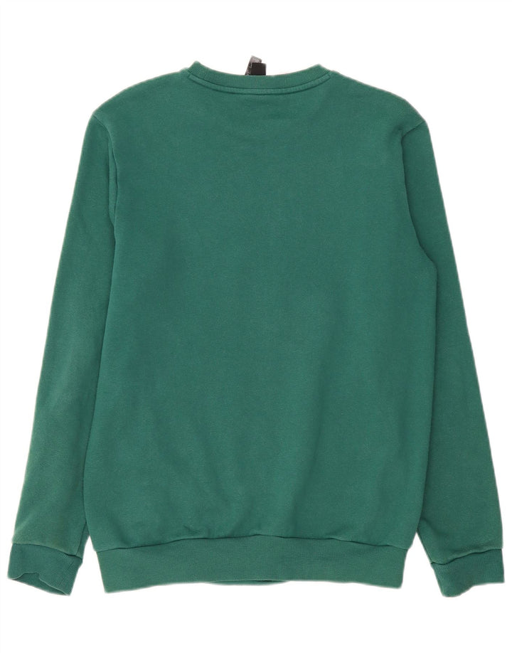 Adidas Sweatshirt Jumper Garçon 15-16 ans Vert Coton