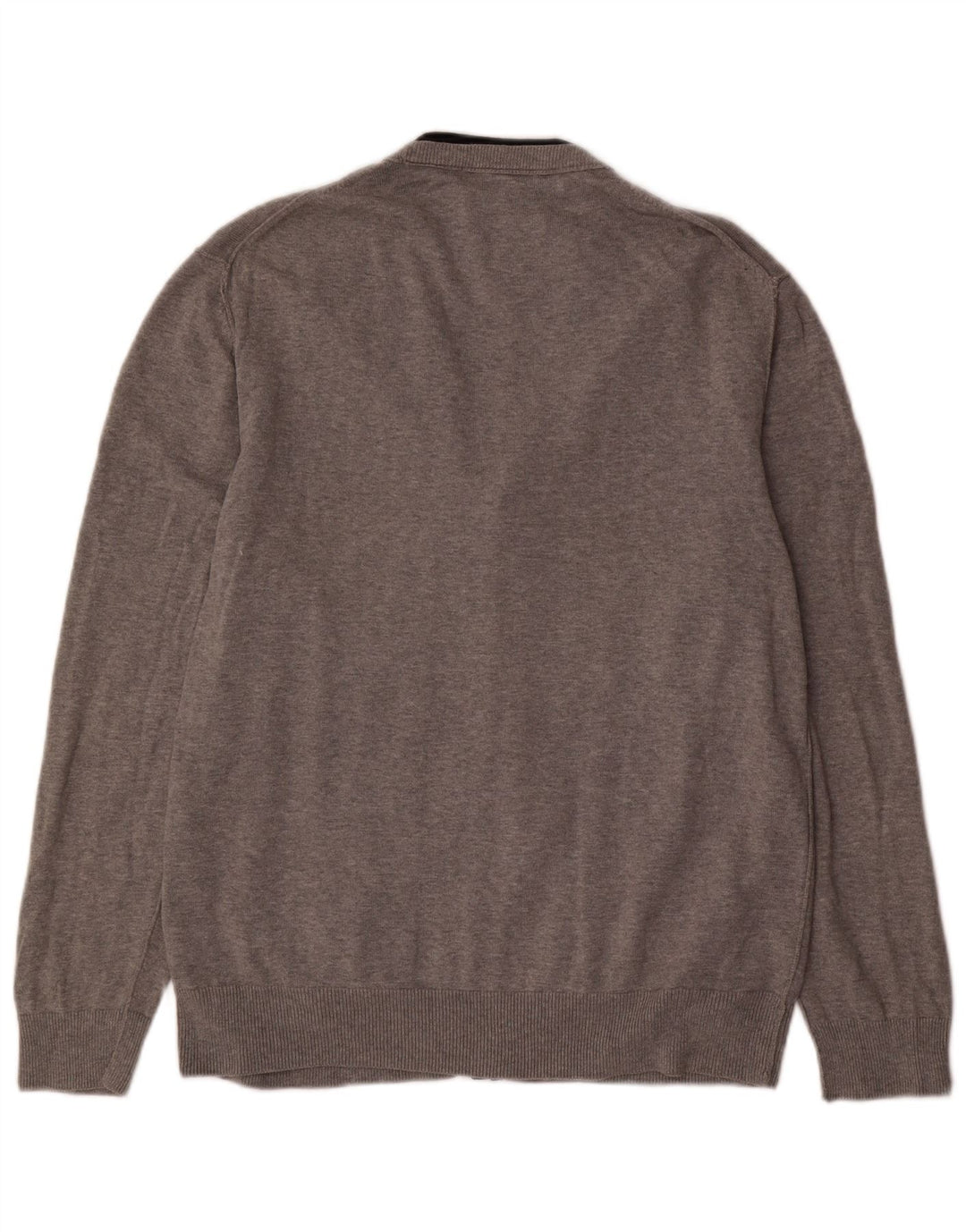 French Connection Cardigan Pull Homme Gris XL Coton
